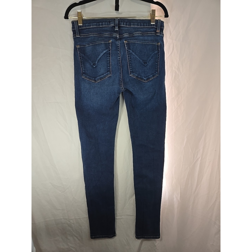 Hudson Nico Super Skinny Jeans 29 Mid Rise Blue Stretch Denim Modern - Picture 7 of 9